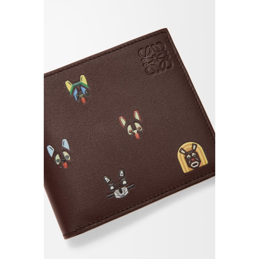 ロエベ LOEWE 2026春夏メンズ キャッツ バイフォールド ウォレット 財布【ブラウン 】【送料無料】【正規品】の画像