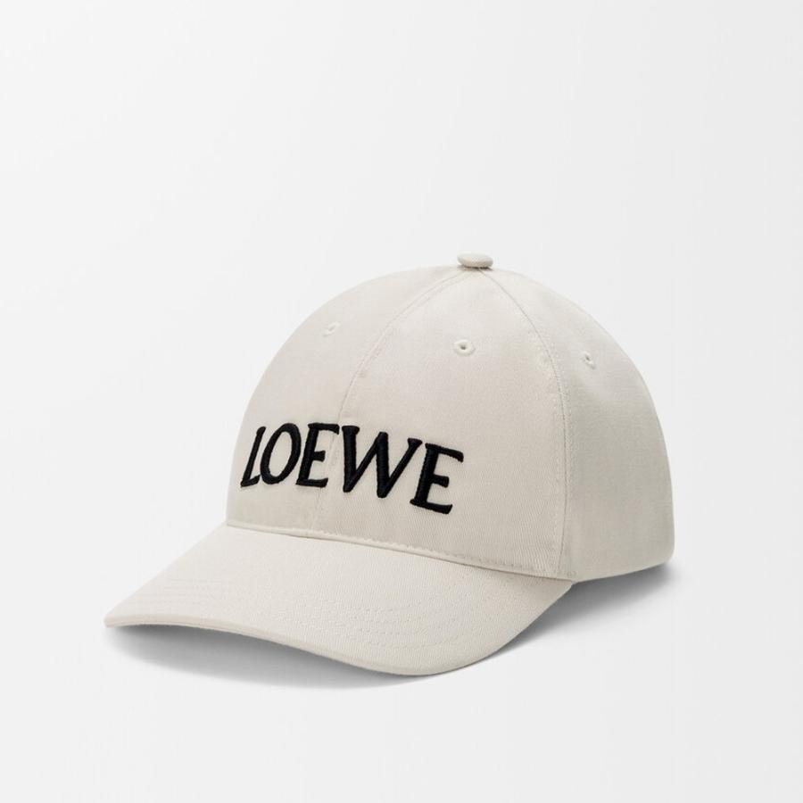 ロエベ LOEWE 2026春夏レディース フューチャリスト キャット キャップ【ソフトホワイト/ブラック 】【送料無料】【正規品】