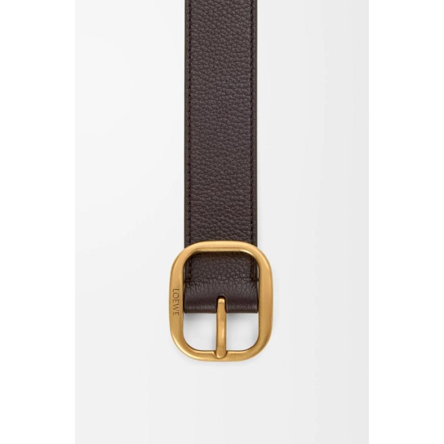 ロエベ LOEWE 2026春夏レディース ラウンド ソフト ベルト【オックスブラッド/ヴィンテージゴールド 】【送料無料】【正規品】の画像