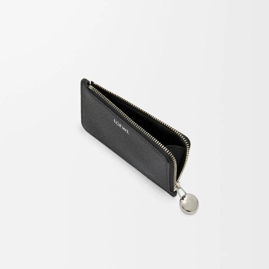 ロエベ LOEWE 2026春夏レディース ペブル コインカードホルダー【ブラック 】【送料無料】【正規品】の画像