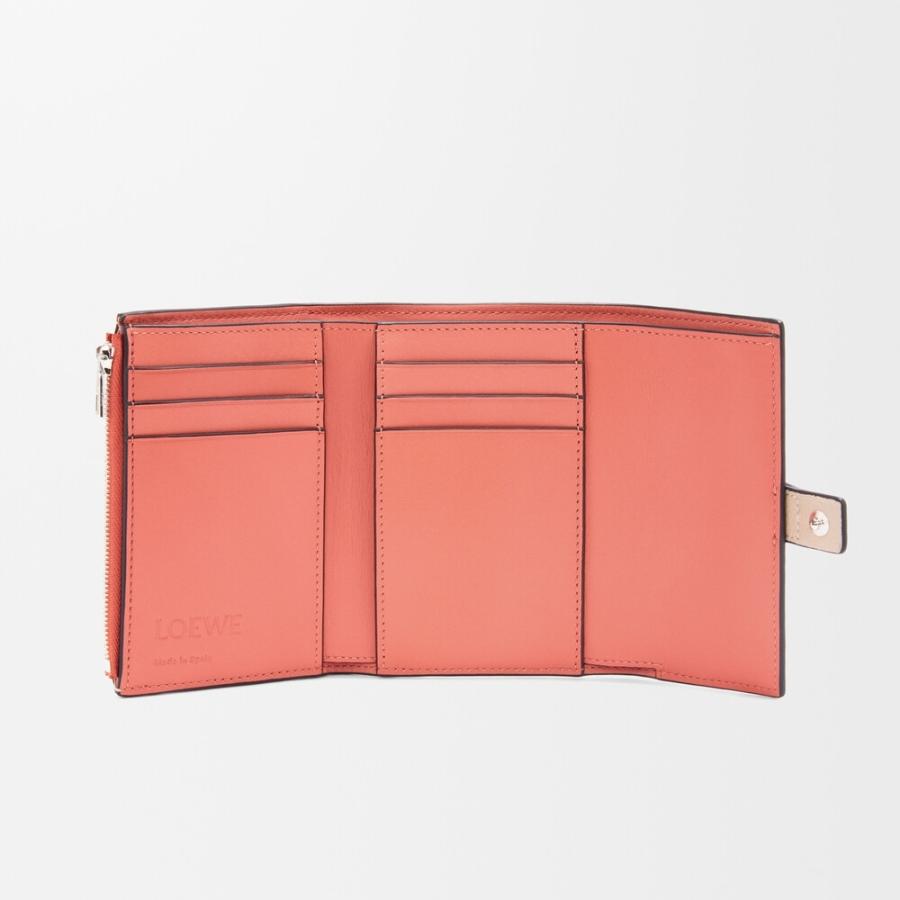 ロエベ LOEWE 2026春夏レディース バーティカル ウォレット 財布 スモール【ライトオーツ/ハニー 】【送料無料】【正規品】の画像