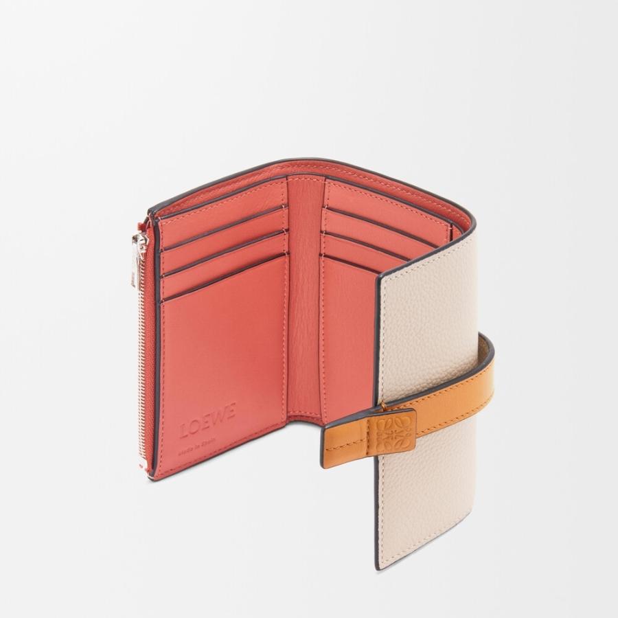 ロエベ LOEWE 2026春夏レディース バーティカル ウォレット 財布 スモール【ライトオーツ/ハニー 】【送料無料】【正規品】の画像