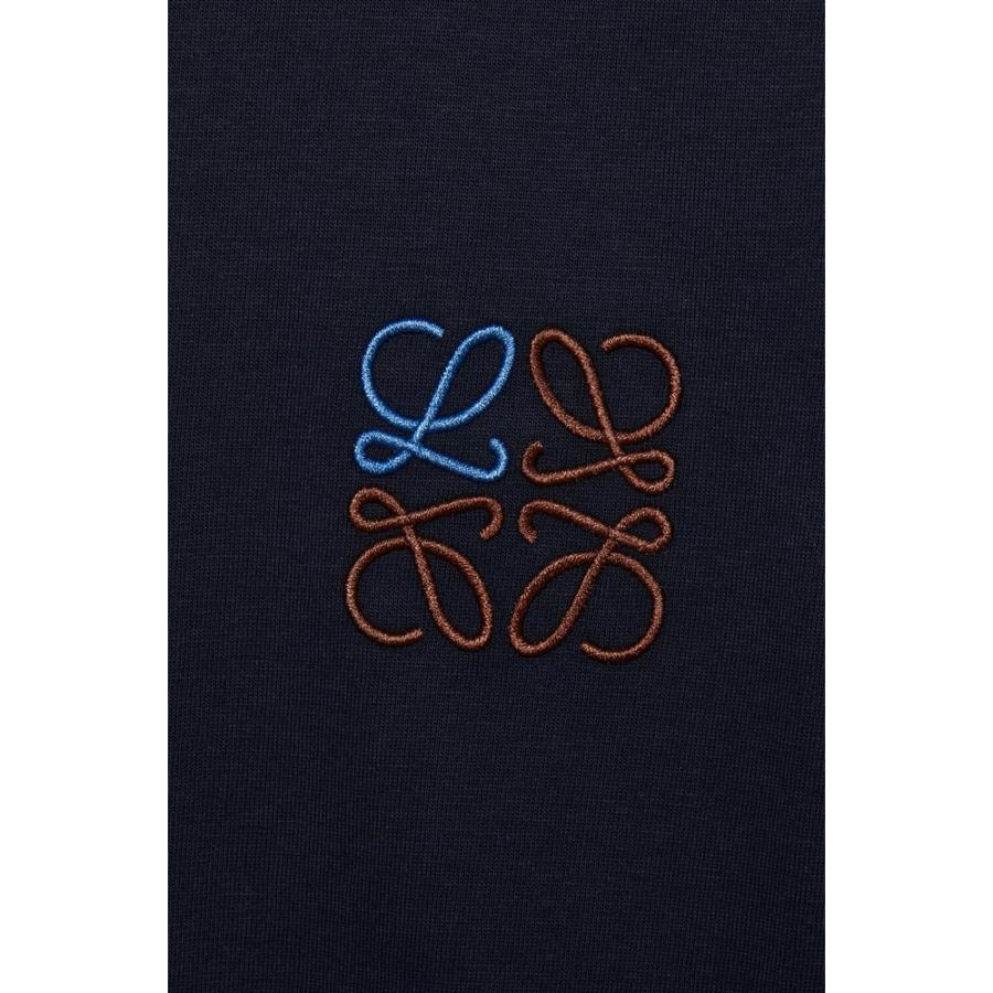 ロエベ LOEWE 2026春夏メンズ レギュラーフィット Tシャツ【ダークネイビー 】【送料無料】【正規品】の画像