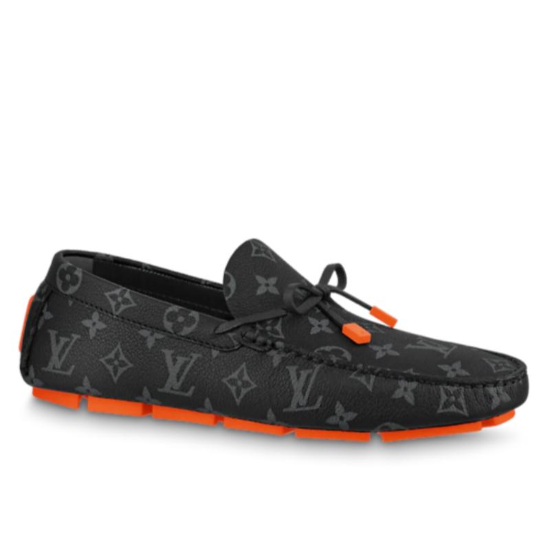 LOUIS VUITTON【ルイヴィトン】メンズMOCASSINO LV DRIVERモカシン【Monogram Eclipse 】【送料無料