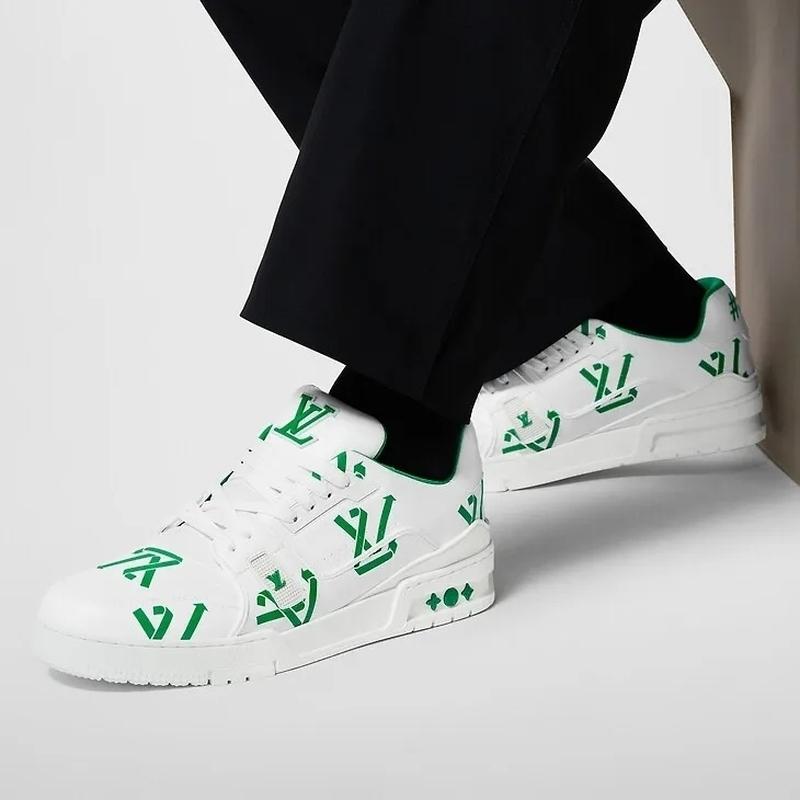 ルイヴィトン LOUIS VUITTON メンズ LV トレイナー ライン スニーカー 
