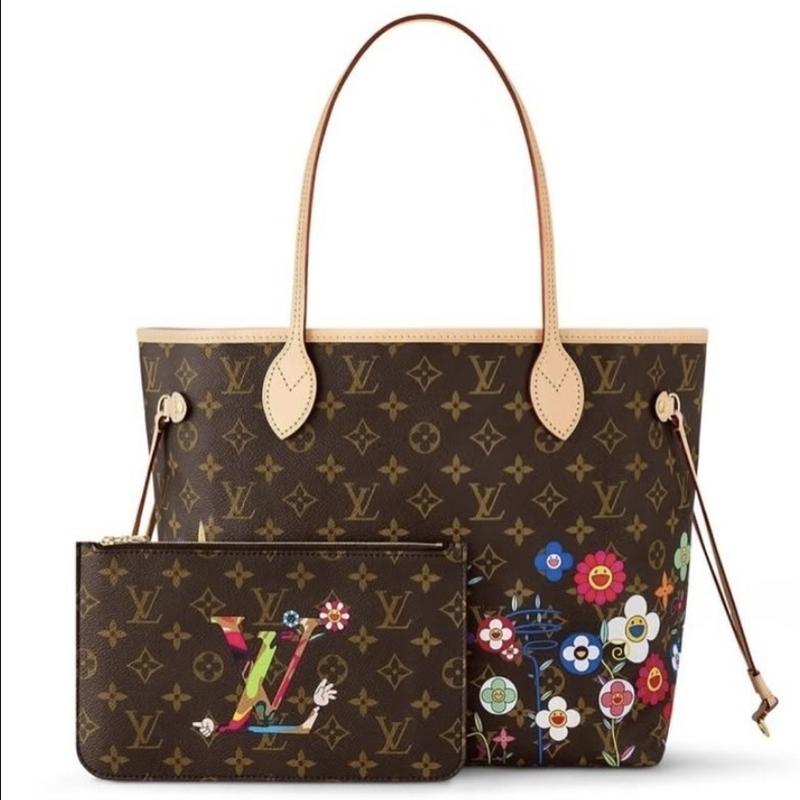 LOUIS VUITTON ルイヴィトン 村上隆 LV × TM ネヴァーフル MM LOUIS VUITTON ルイヴィトン 村上隆 LV × TM ネヴァーフル MM