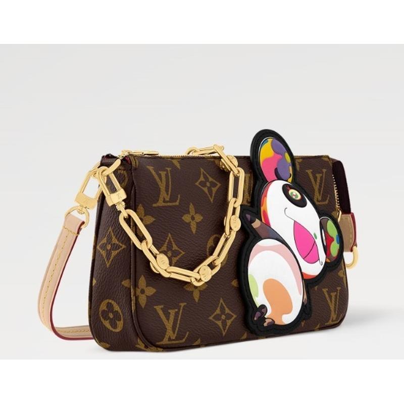 LOUIS VUITTON ルイヴィトン 村上隆 LV × TM ポシェット アクセ 