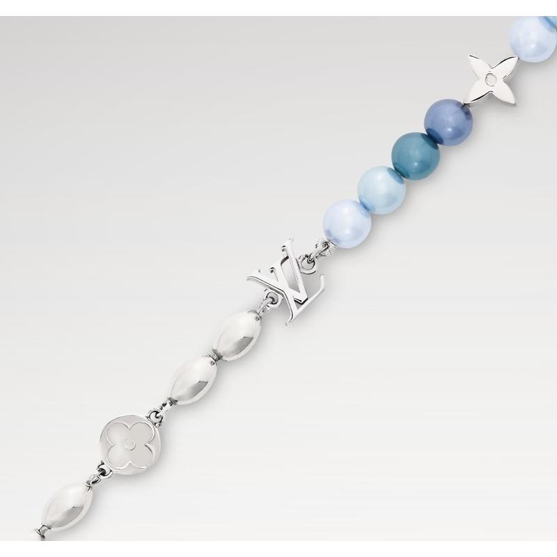 LOUIS VUITTON ルイヴィトン メンズ ブレスレット パール