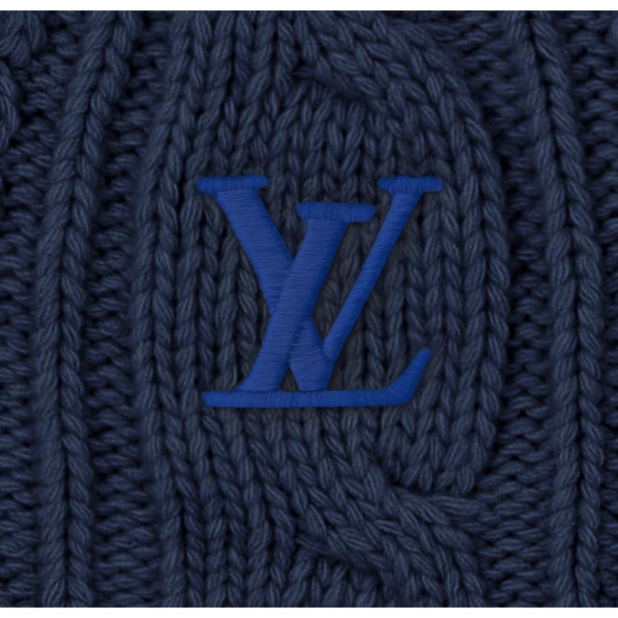 ルイヴィトン LOUIS VUITTON メンズ オンリー LV ミニケーブルマフラー