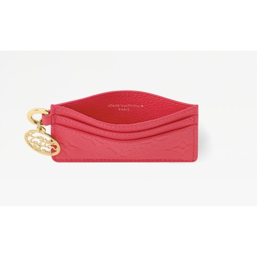 ルイヴィトン LOUIS VUITTON ポルト カルト LV チャームカードケース【ストロベリーピンク 】【送料無料】【正規品】の画像