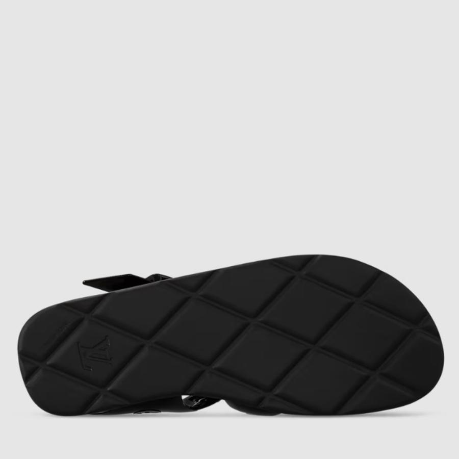 ルイヴィトン LOUIS VUITTON メンズ LV ヴェニスサンダル【ノワール 】【送料無料】【正規品】の画像