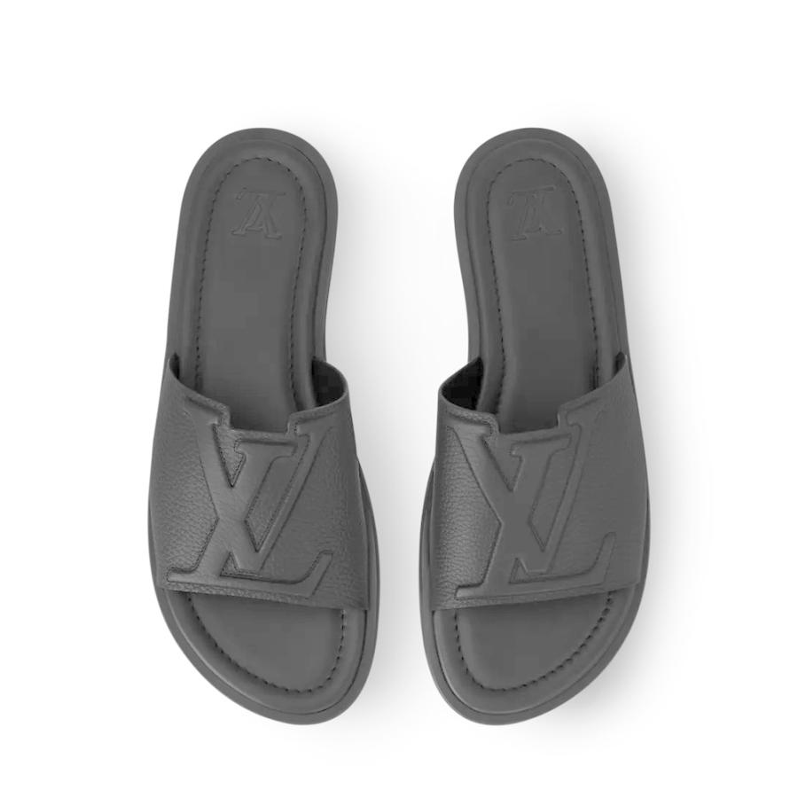 ルイヴィトン LOUIS VUITTON メンズ LV ポルトフィーノ ミュールサンダル【ブラック 】【送料無料】【正規品】の画像