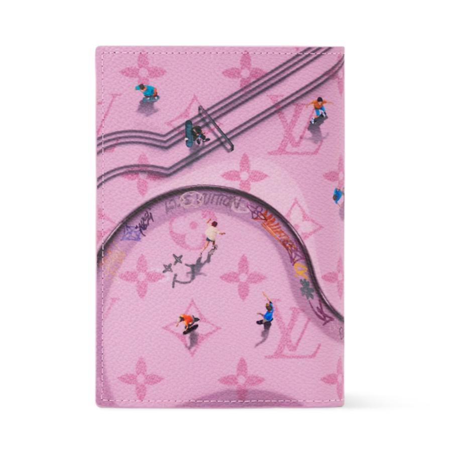 ルイヴィトン LOUIS VUITTON メンズ クーヴェルテュール パスポールパスポートカバー【ローズ 】【送料無料】【正規品】の画像