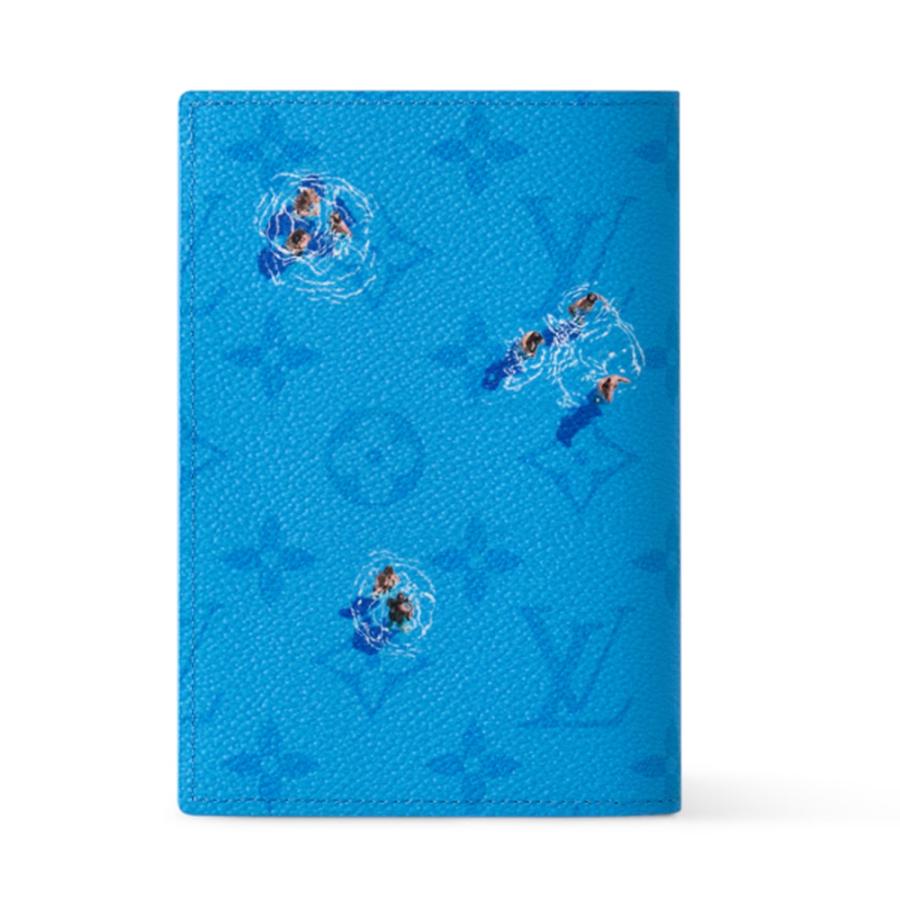 ルイヴィトン LOUIS VUITTON メンズ クーヴェルテュール パスポールパスポートカバー【ブルーラグーン 】【送料無料】【正規品】の画像