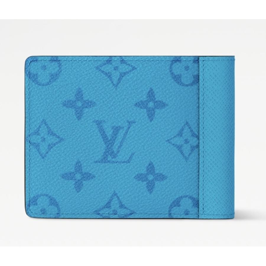 ルイヴィトン LOUIS VUITTON メンズ ポルトフォイユ ミュルティプル折財布【ブルーラグーン 】【送料無料】【正規品】の画像