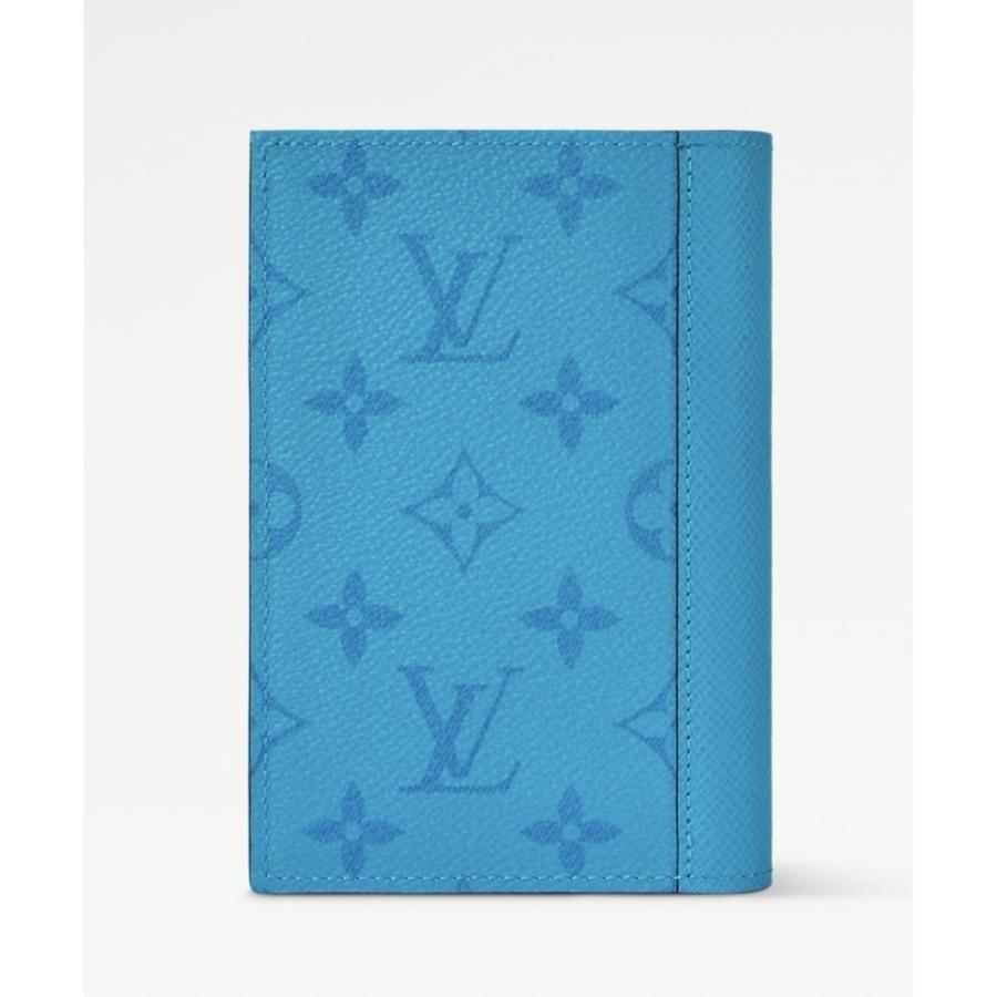 ルイヴィトン LOUIS VUITTON メンズ クーヴェルテュール パスポールパスポートカバー【ブルーラグーン 】【送料無料】【正規品】の画像