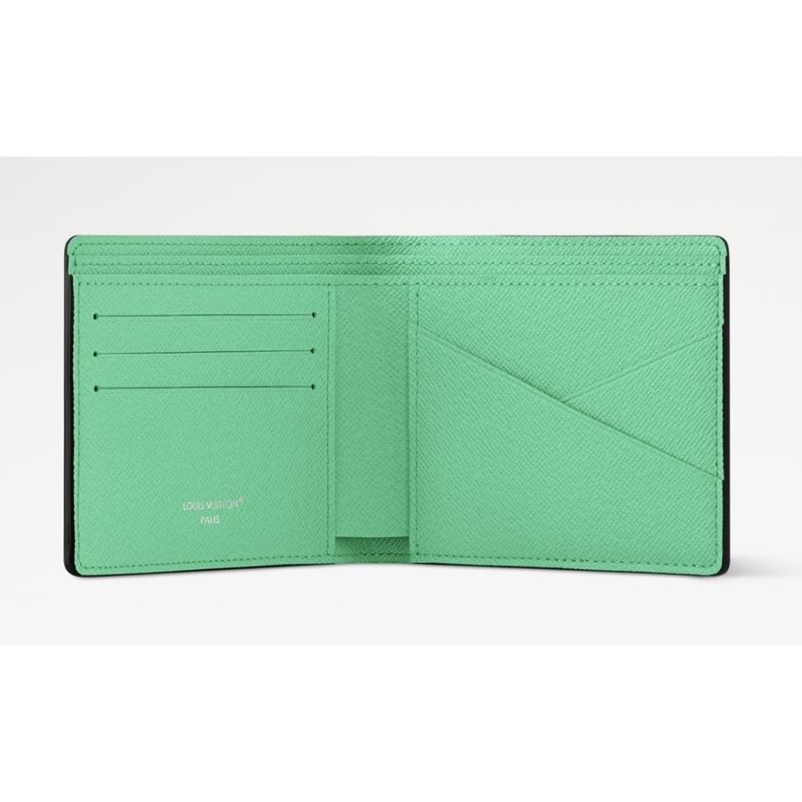 ルイヴィトン LOUIS VUITTON メンズ ポルトフォイユ ミュルティプル折財布【ミント 】【送料無料】【正規品】の画像