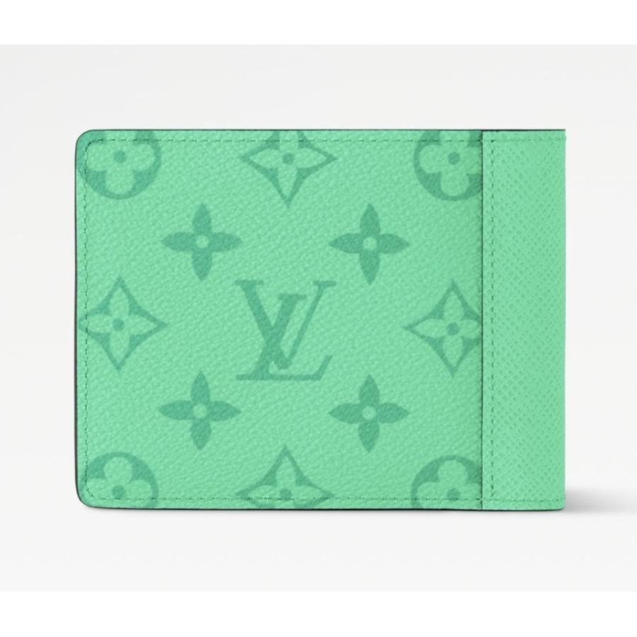 ルイヴィトン LOUIS VUITTON メンズ ポルトフォイユ ミュルティプル折財布【ミント 】【送料無料】【正規品】の画像