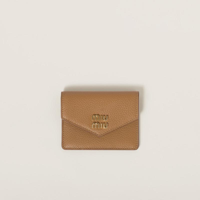 miu miu（ミュウミュウ） ヴィッテロダイノレザー カードケース