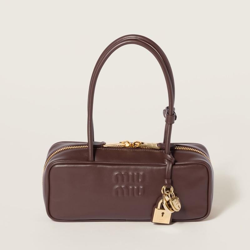 miu miu（ミュウミュウ） ボー レザー バッグ 5BB173_2CRW_F0NBL_V_OTM 