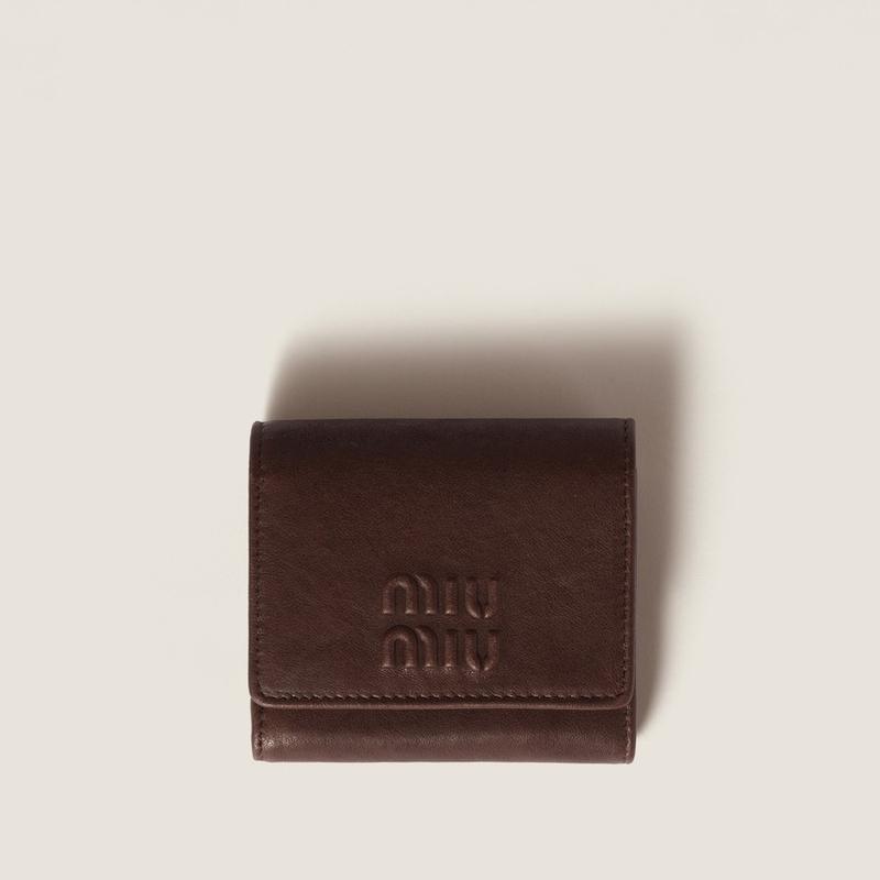 miu miu（ミュウミュウ） スモール ナッパレザー 財布