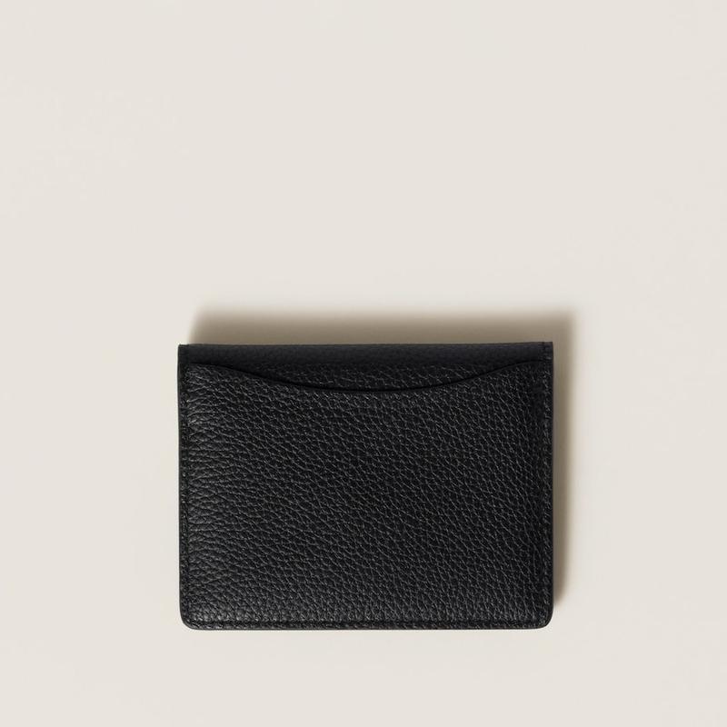 miu miu（ミュウミュウ） レザー カードケース5MF031_ADT7_F0002