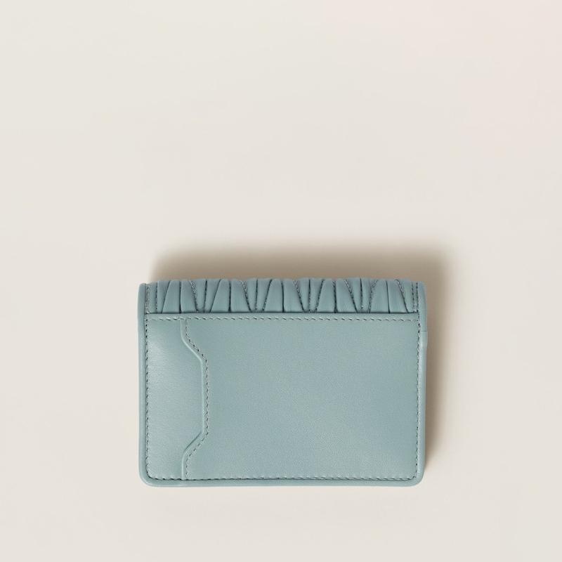 【MIU MIU 】マテラッセレザーカードケース miu miu（ミュウミュウ） マテラッセレザー カードケース