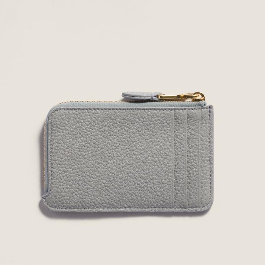 ミュウミュウ MIU MIU レザー ポーチ カードホルダー 5MB066_ADT7_F0164【パールグレー 】【送料無料】【正規品】の画像