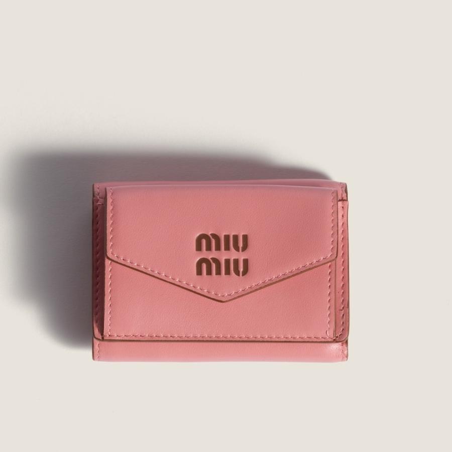 miu miu（ミュウミュウ） レザー 財布5MH021_2CV6_F04AN【ピンク