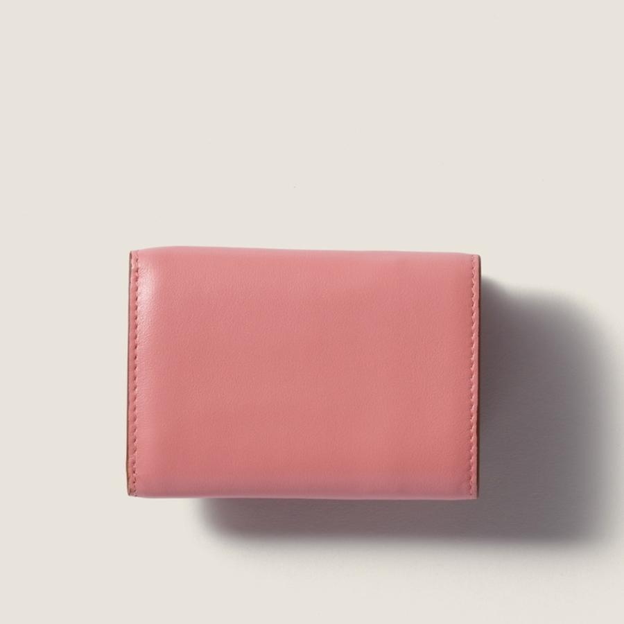 miu miu（ミュウミュウ） レザー 財布 5MH021_2CV6_F04AN【ピンク