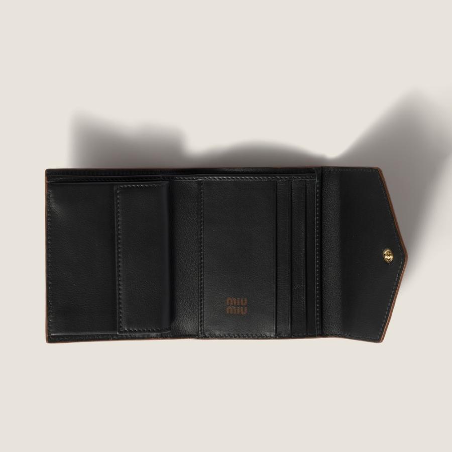 miu miu（ミュウミュウ） レザー 財布 5MH040_2CV6_F0B7K【ブラック
