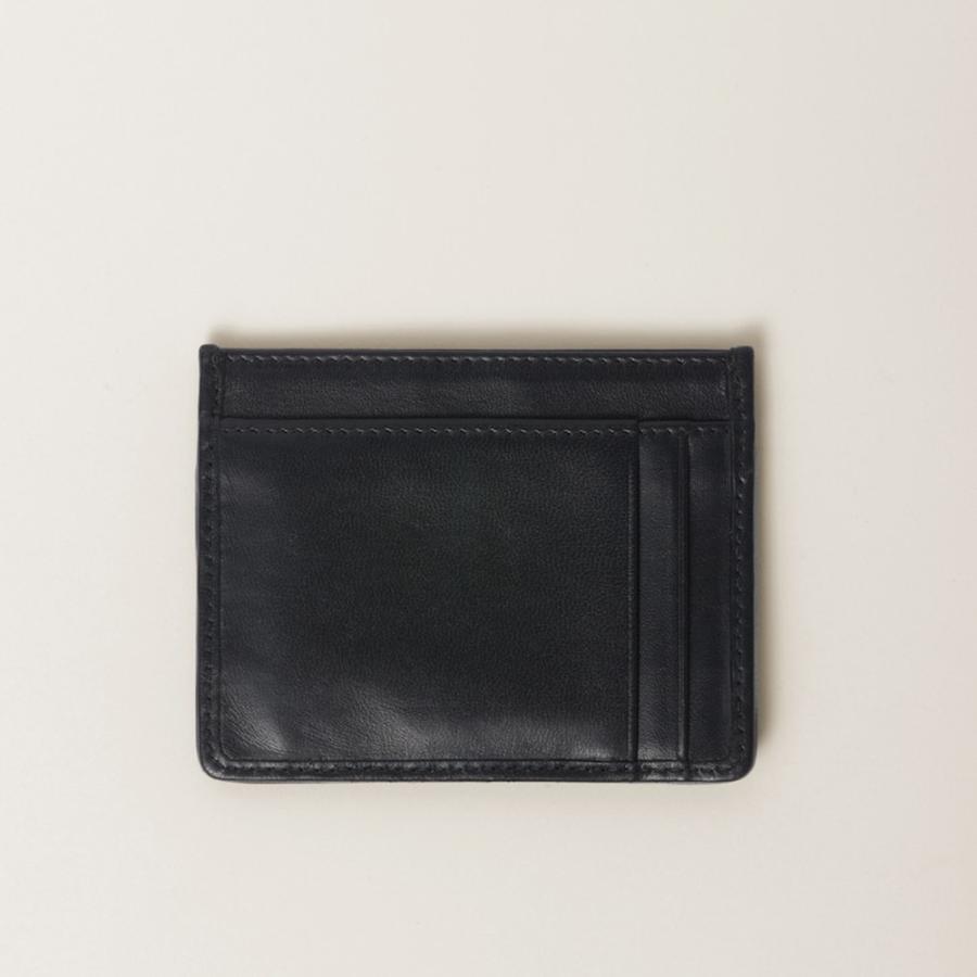ミュウミュウ MIU MIU マテラッセレザー カードケース 5MC076_AFPP_F0002【ブラック 】【送料無料】【正規品】の画像