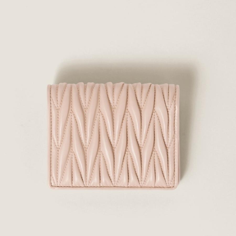 miu miu（ミュウミュウ） マテラッセレザー 折り財布5MV204_AFPP_F0236