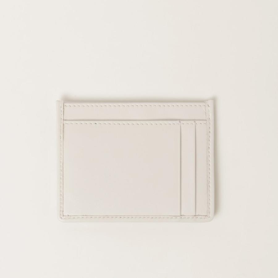 ミュウミュウ MIU MIU マテラッセレザー カードケース 5MC076_AFPP_F0009【ホワイト 】【送料無料】【正規品】の画像