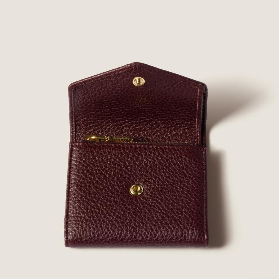 miu miu（ミュウミュウ） スモール レザー 財布 5MH051_ADT7_F0007