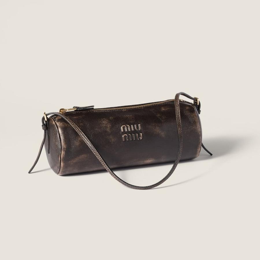 miu miu（ミュウミュウ） ナッパレザー ポーチ 5NE851_AF6P_F0201