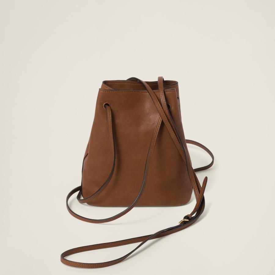 ミュウミュウ MIU MIU ナッパレザー ミニバッグ 5NF460_AEFX_F0316【ブラウン 】【送料無料】【正規品】_1