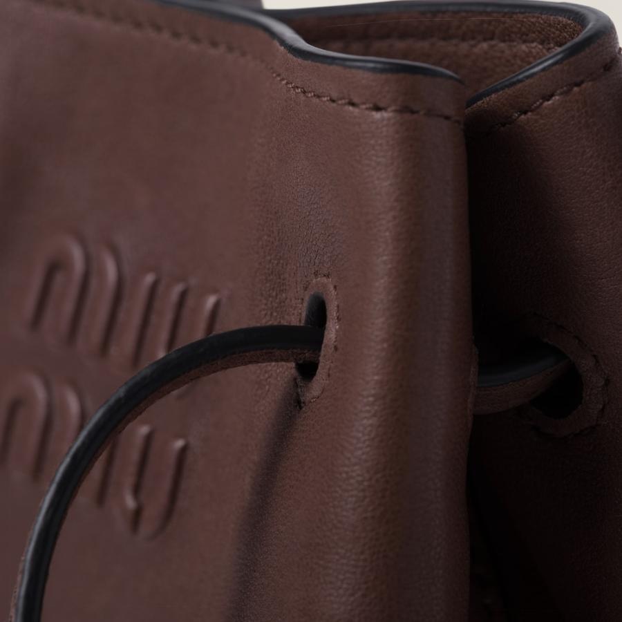 ミュウミュウ MIU MIU ナッパレザー ミニバッグ 5NF460_AEFX_F0NBL【ブラウン 】【送料無料】【正規品】_4