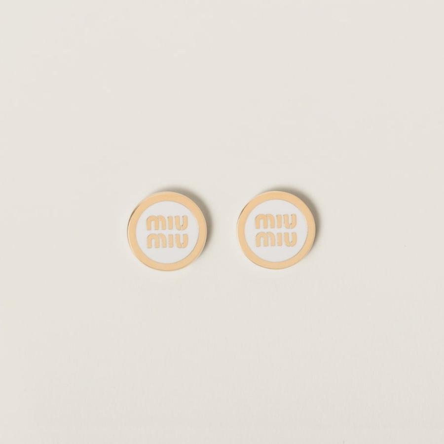 miu miu（ミュウミュウ） エナメルメタル ピアス5JO912_2F6T_F0009