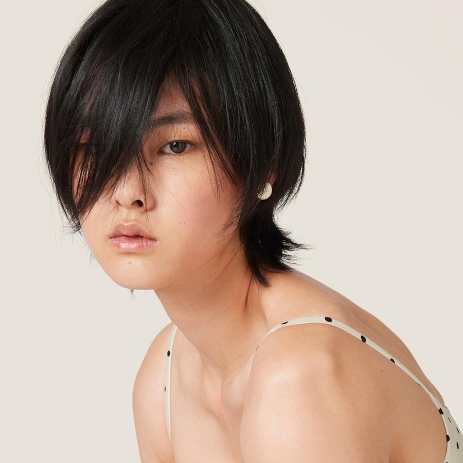ミュウミュウ MIU MIU エナメルメタル ピアス 5JO912_2F6T_F0009【ホワイト 】【送料無料】【正規品】_3