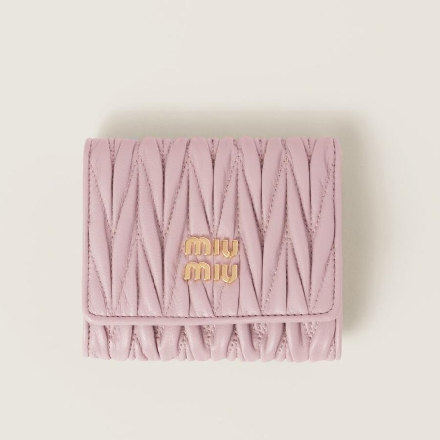 miu miu（ミュウミュウ） マテラッセレザー 財布 5MH033_AFPP_F0E18