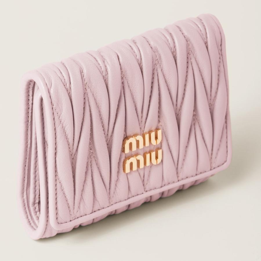 miu miu（ミュウミュウ） マテラッセレザー 財布 5MH033_AFPP_F0E18