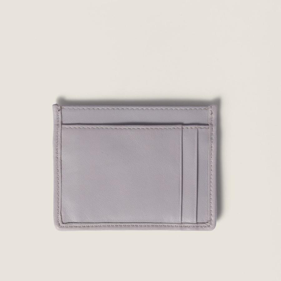 ミュウミュウ MIU MIU マテラッセレザー カードケース 5MC076_AFPP_F0230【ウィステリアパープル 】【送料無料】【正規品】の画像