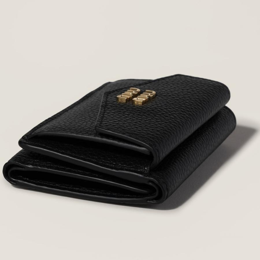 ミュウミュウ MIU MIU ヴィッテロダイノレザー 財布 5MH021_ADT7_F0002【ブラック 】【送料無料】【正規品】の画像