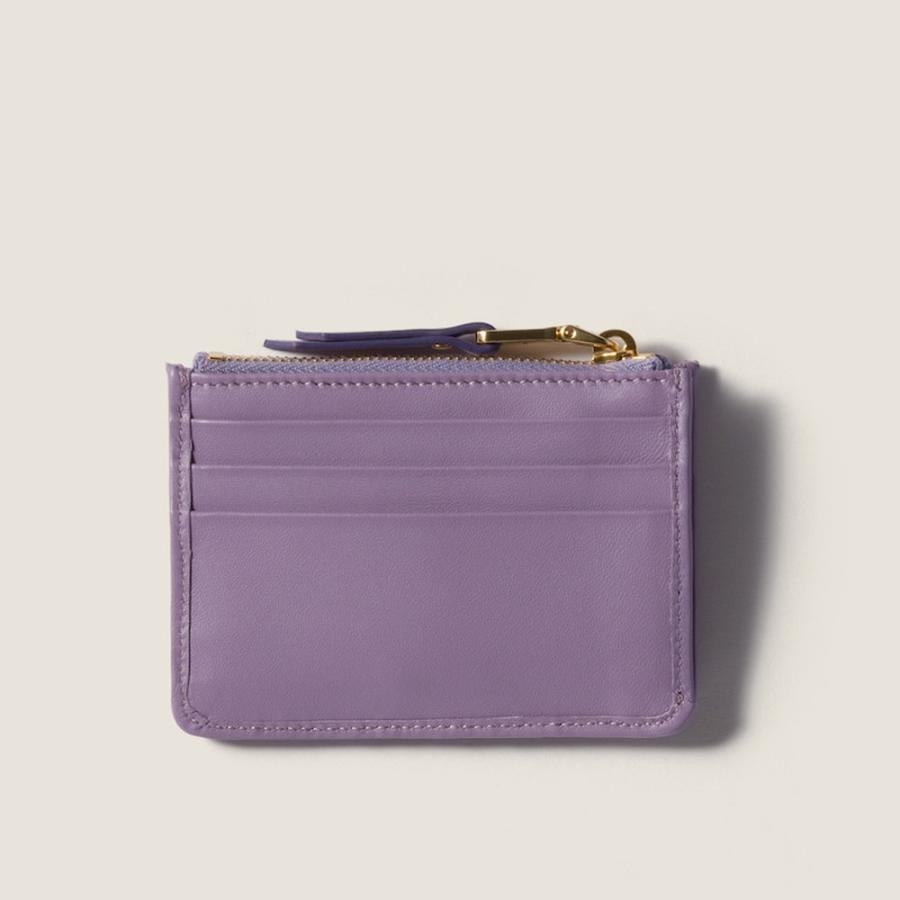 ミュウミュウ MIU MIU マテラッセ ナッパレザー カードホルダー 5MC093_AFPP_F027J【リリー 】【送料無料】【正規品】の画像