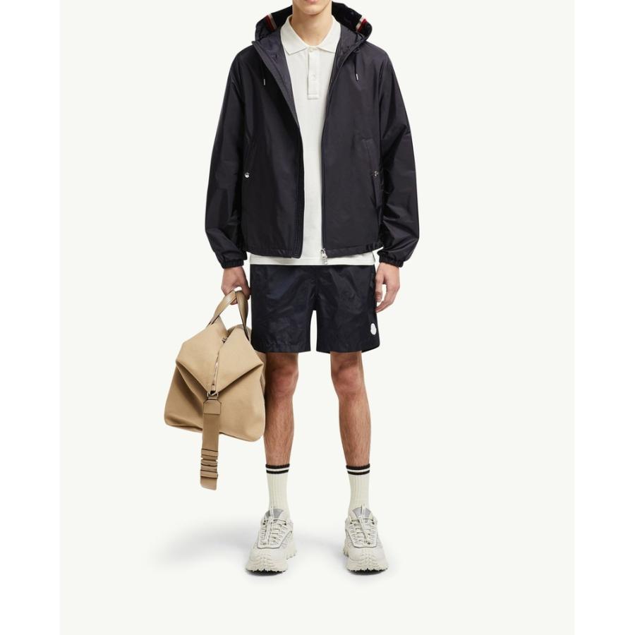 2026春夏 MONCLER モンクレール メンズGRIMPEURS HOODED WINDBREAKERジャケット【Navy Blue 】【送料無料】【正規品】の画像