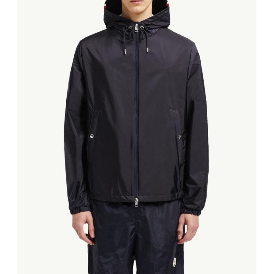 2026春夏 MONCLER モンクレール メンズGRIMPEURS HOODED WINDBREAKERジャケット【Navy Blue 】【送料無料】【正規品】の画像