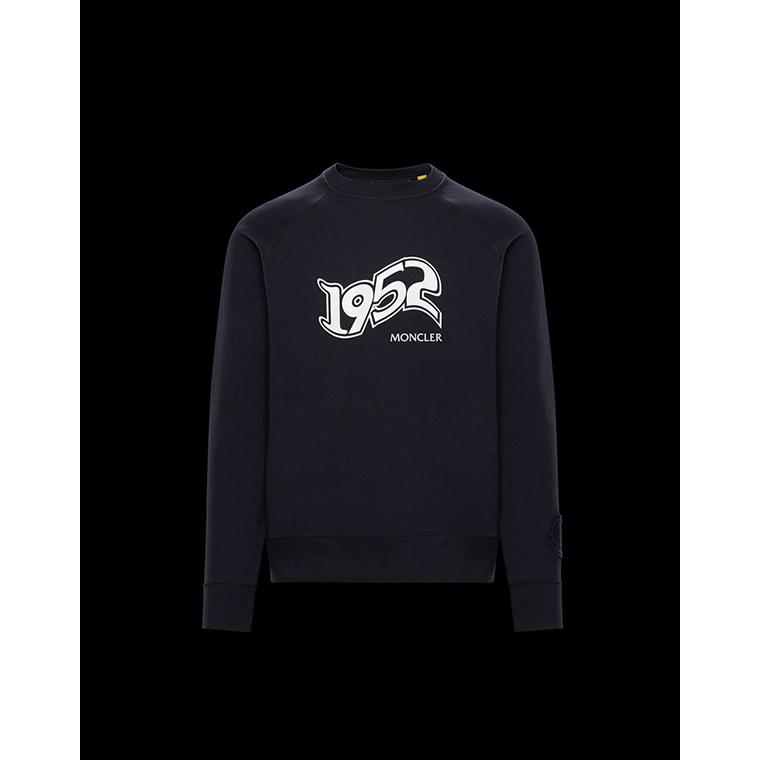 正規品 Moncler Blu Celebrity Girocolloスウェットシャツ 1952 21春夏新作 2 Moncler メンズmaglia Mon 3309 ブランドバッグ 雑貨 モンクレール 送料無料