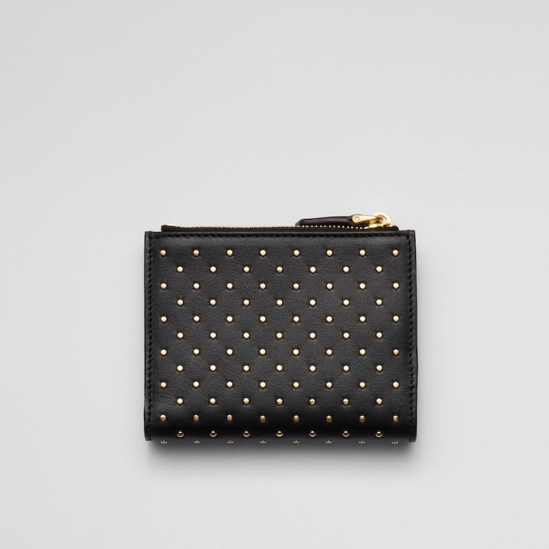 PRADA プラダ 2025春夏 レディース スタッズドレザー 財布 