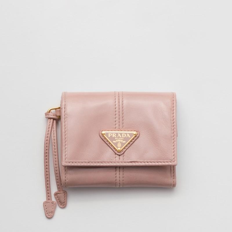 PRADA プラダ 2025春夏 レディース ソフトルックスレザー 財布 PRADA プラダ 2025春夏 レディース ソフトルックスレザー 財布